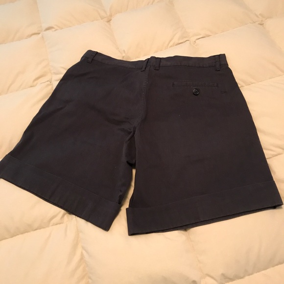 Vintage Dark Brown Tailored High Waist Shorts Size 4 - Picture 2 of 5